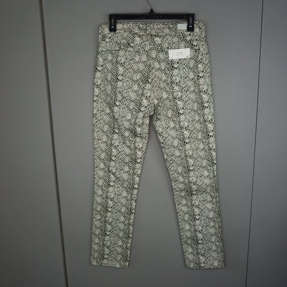New AG Adriano Goldschmied The Mari High Rise Straight Snake Print Jeans size 29 - Picture 9 of 16